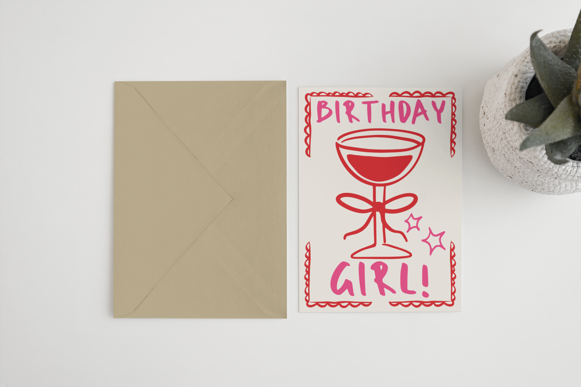 Birthday Girl A6/5x7 card